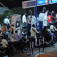 New pictures of <i class="tbold">Petrol price hike</i>