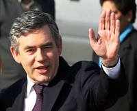 New pictures of <i class="tbold">gordon brown</i>