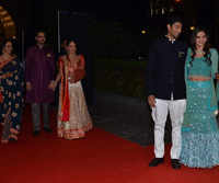 Click here to see the latest images of <i class="tbold">esha's sangeet</i>