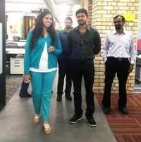 Actor Vijay visits <i class="tbold">facebook office</i>
