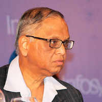New pictures of <i class="tbold">N R Narayana Murthy</i>