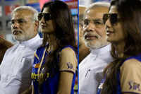 Shilpa Shetty's glamorous moments at the IPL