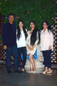 Bollywood <i class="tbold">music director</i> Anu Malik arrives with his family Photogallery - Times of India