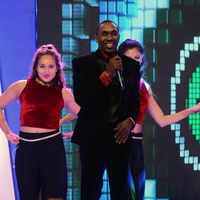 Dwayne Bravo performs during the <i class="tbold">ceat cricket awards</i> 2015 Photogallery - Times of India