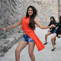 Neha in a still from Telugu movie The Bells