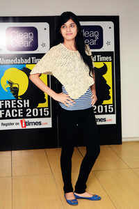 Second runner-up Meenakshi during the Clean & Clear Ahmedabad Times Fresh Face 2015 auditions