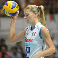 Francesca Piccinini is an <i class="tbold">italian</i> volleyball player