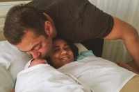 PIC: Salman Khan with Arpita and baby Ahil