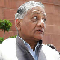 New pictures of <i class="tbold">V.K. Singh</i>
