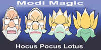 <i class="tbold">modi magic</i>