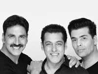 Salman Khan, Akshay Kumar and Karan Johar join hands for a film