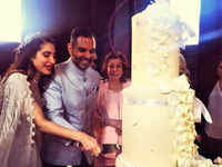 Here’s the first picture from Sunjay Kapur and Priya Sachdev’s wedding reception