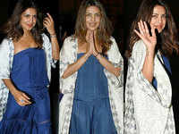 Pics: Priyanka Chopra heads back to the US after quiet family getaway