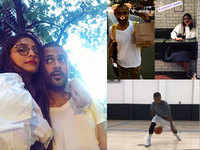 It's <i class="tbold">basketball</i> games and burger dates for Sonam Kapoor and Anand Ahuja