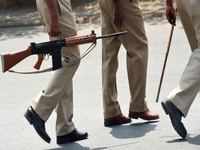 Six policemen injured as villagers clash with police in Mainpuri