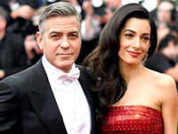 George Clooney and <i class="tbold">amal clooney</i>
