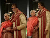 Pics: Amitabh Bachchan and wife Jaya Bachchan's candid moments at an ad shoot