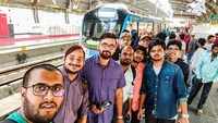 Trending photos of <i class="tbold">hyderabad metro rail system</i> on TOI today