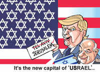 US recognises <i class="tbold">jerusalem</i> as Israel’s capital