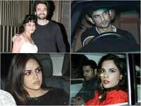 Pics: Sushant Singh Rajput, Ali Fazal, Richa Chadha and Esha Deol with hubby Bharat Takhtani attend Jackky Bhagnani's birthday bash