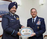 Telangana: Air Marshal Manavendra Singh visits Air Force Station in  Begumpet