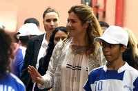 Sophie Trudeau visits an NGO in Mumbai, India