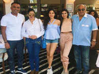 Sridevi has a gala time in Los Angeles with the family