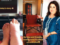 Farah Khan injures herself, says for next three weeks she will need a wheelchair
