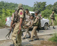 Check out our latest images of <i class="tbold">three army personnel killed in encounter</i>