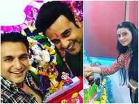 Pictures: Bhojpuri actors celebrate <i class="tbold">ganesh chaturthi 2018</i>