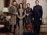 Photo: Bhavnani family dressed up for the Bengaluru reception of Deepika Padukone and Ranveer Singh defines royalty