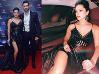 ​Sunny Leone bewitches in black as she attends an event with hubby Daniel Weber