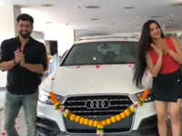 Nazar actress Monalisa turns a proud owner of a luxury car