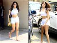 ​​Janhvi Kapoor walks out of the gym in style post her workout session