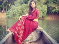 Photo: Tanvie Kishore looks charming as she flaunts her red saree