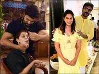 While Charan hails from a film family, Upasana comes from an influential business household