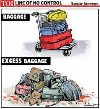 <i class="tbold">excess baggage</i>