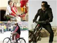 ​<i class="tbold">world bicycle day</i>: Bollywood celebs who ditched their bikes to ride a bicycle on the silver screen