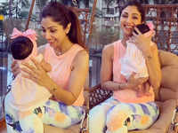 Shilpa Shetty faced back pain carrying her 5-month-old daughter Samisha
