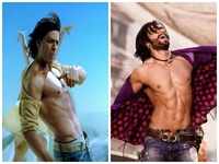 Shah Rukh Khan to Ranveer Singh: B-town heroes who showed off their washboard abs in songs