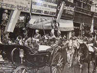 India's first President Dr Rajendra Prasad in <i class="tbold">Old Delhi</i>