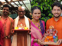 ​Ganesh Chaturthi 2020: Team 'Maza Hoshil Na', 'Mrs Mukhyamantri' and others welcome Bappa with great enthusiasm