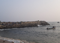 Fishing boat from Kanyakumari stranded off Agatti Island