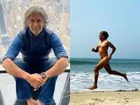 Milind Soman gets trolled for a <i class="tbold">Naked picture</i> posted on Twitter