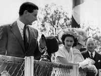 <i class="tbold">princess margaret</i> and Peter Townsend