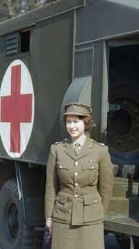 She joined the armed services during World War II