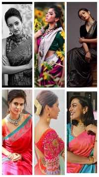 <i class="tbold">sandalwood actress</i>es and their stunning saree looks