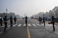 Rehearsal for <i class="tbold">republic</i> Day parade begins in Delhi