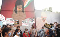 New pictures of <i class="tbold">hathras gang rape</i>