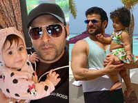 Changing diapers to playing with their little ones; TV actors who are hands-on dads